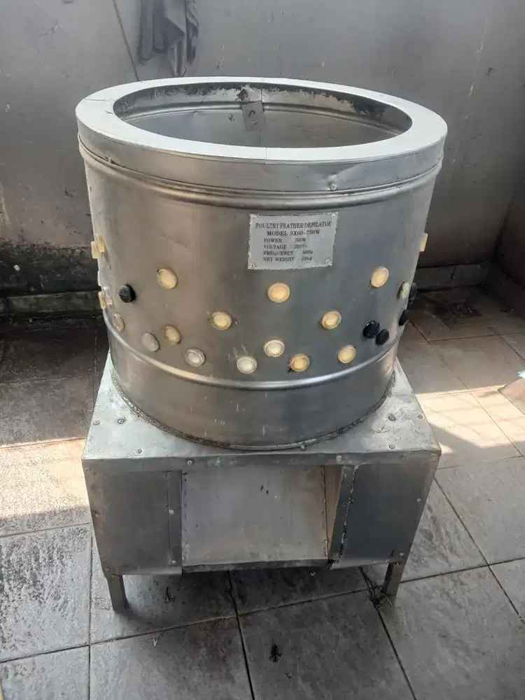 Mesin Cabut Bulu Ayam - Poultry Feather Depilator