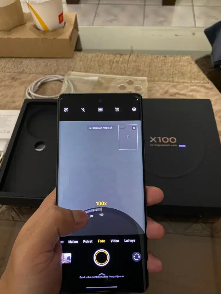 VIVO X100 12/256 FULLSET GARANSI