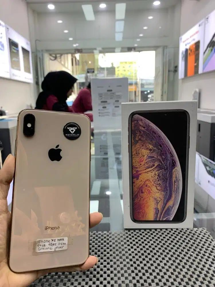 iPhone Xs Max 64Gb Fullset, Ex garansi internasional