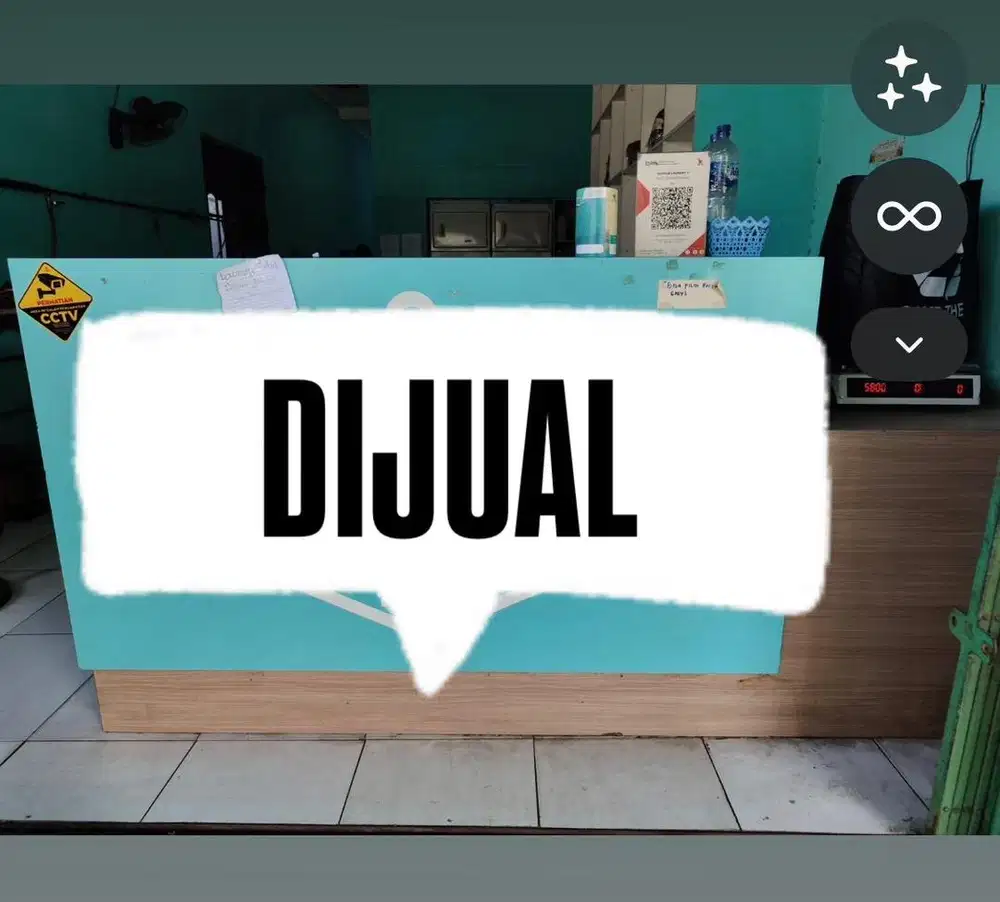 Barang Laundry (mesin, meja dan rak)