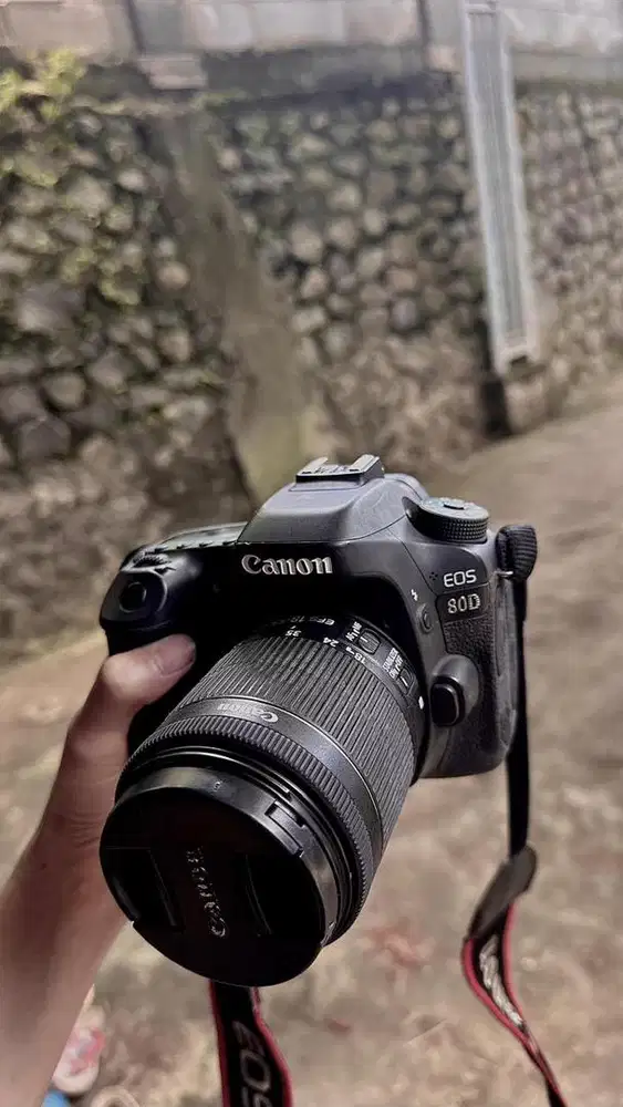 Kamera dslr 80D kit 18-55mm lengkap