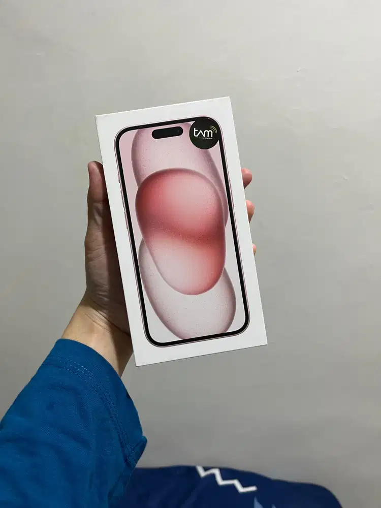 iphone 15 pink 128gb new segel garansi ibox