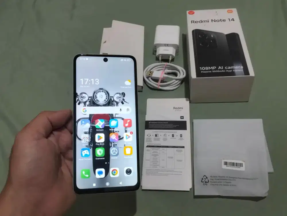 BU XIAOMI NOTE 14 RAM 8GB +4GB/ 128GB 4G 6,67in 108MP NFC 5500Mah G99