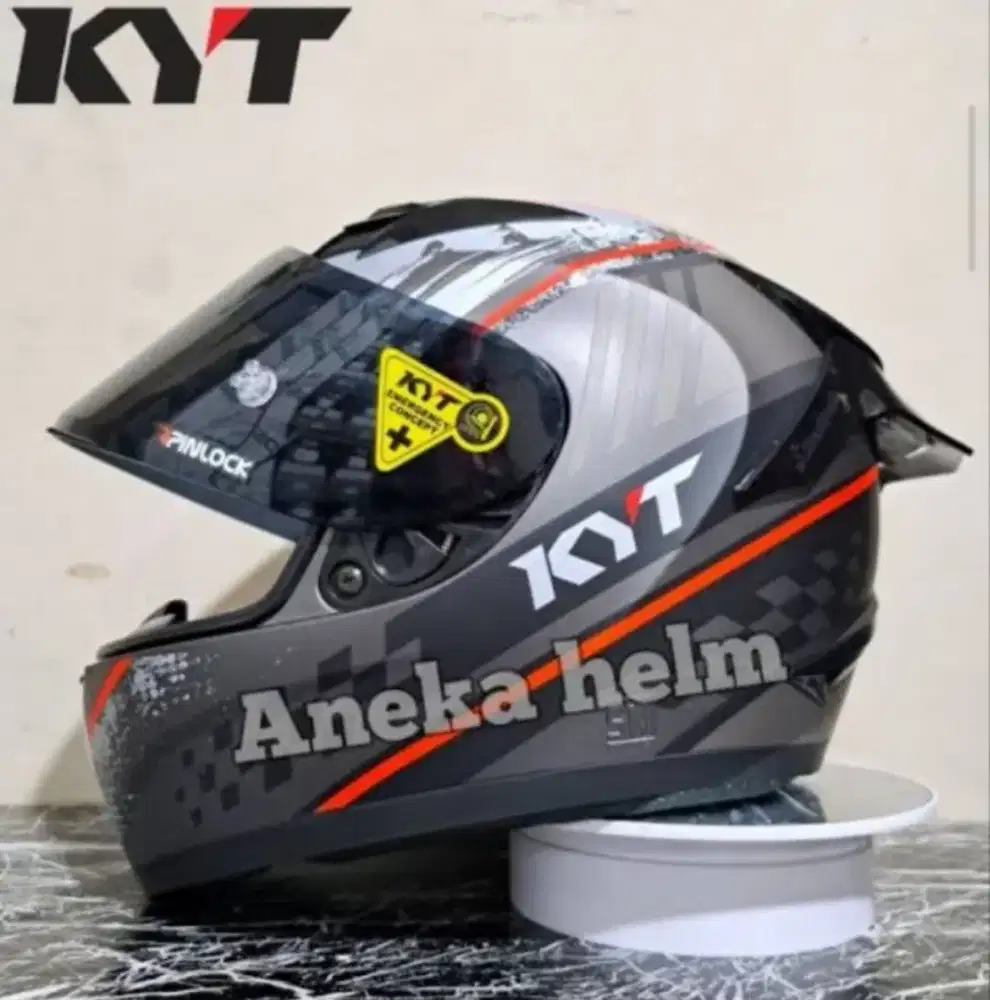 KYT R10 full face GUNEMATE red dof