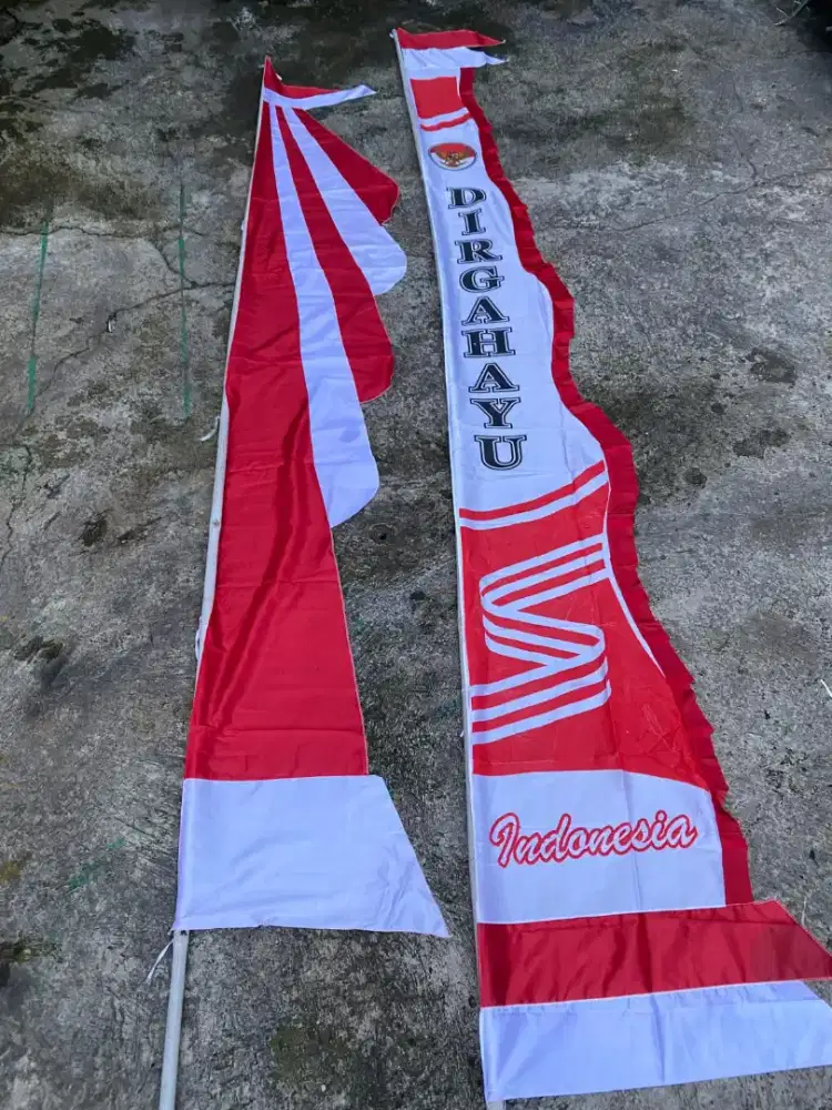 GROSIR BENDERA  UMBUL UMBUL MERAH PUTIH DEKORASI 17 AGUSTUS