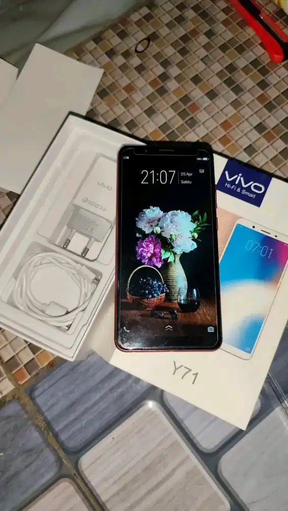 vivo y71 ram 3/32gb fullset