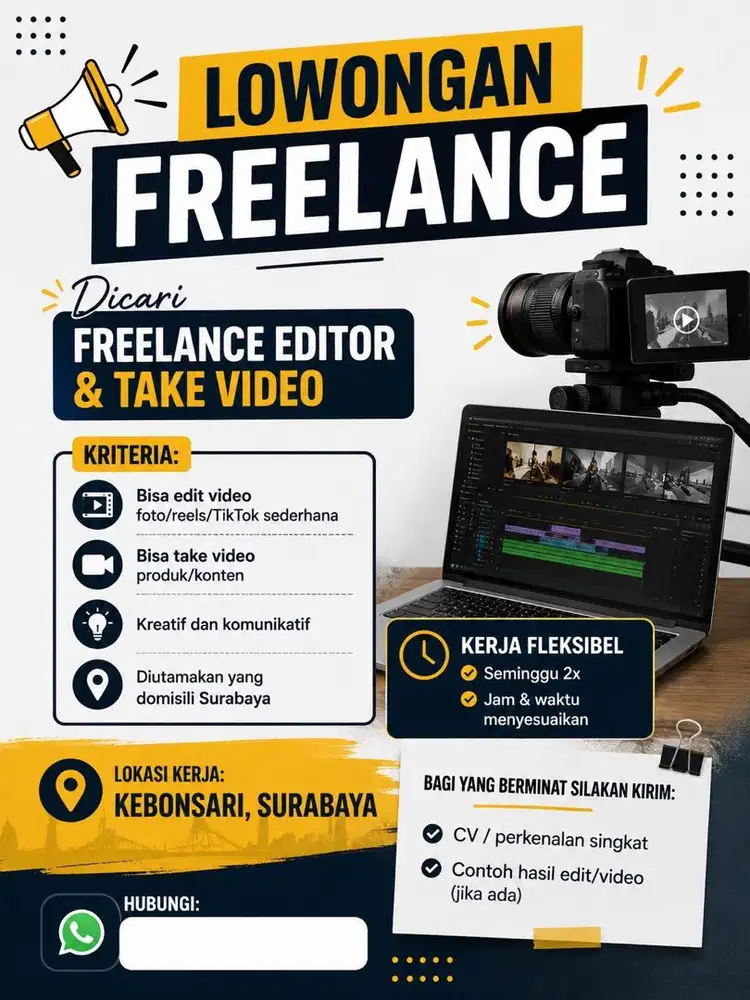 Freelance take & edit video