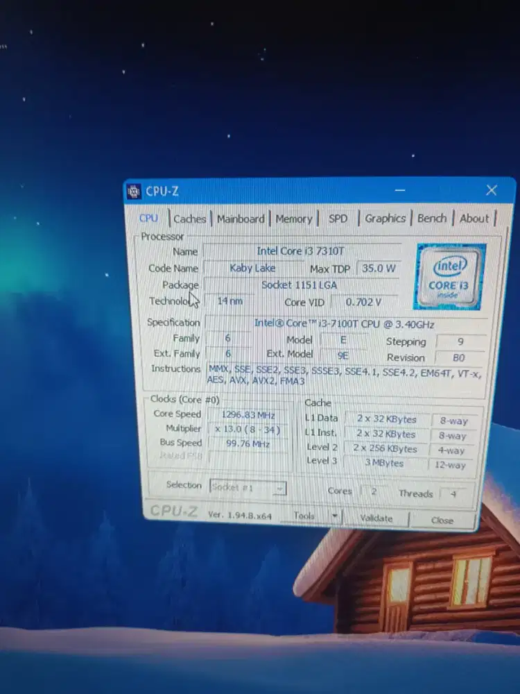 PC mini HP ELITEDESK G3 core i3 gen 7 ram 8gb SSD 128