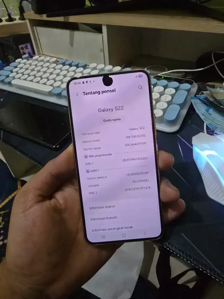 Samsung s22 5G 8/128 gb minus