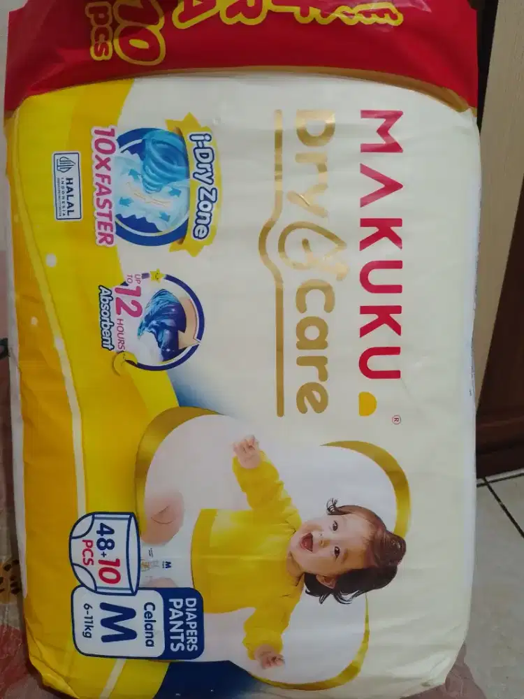 Makuku dry care ukuran M isi 48+10