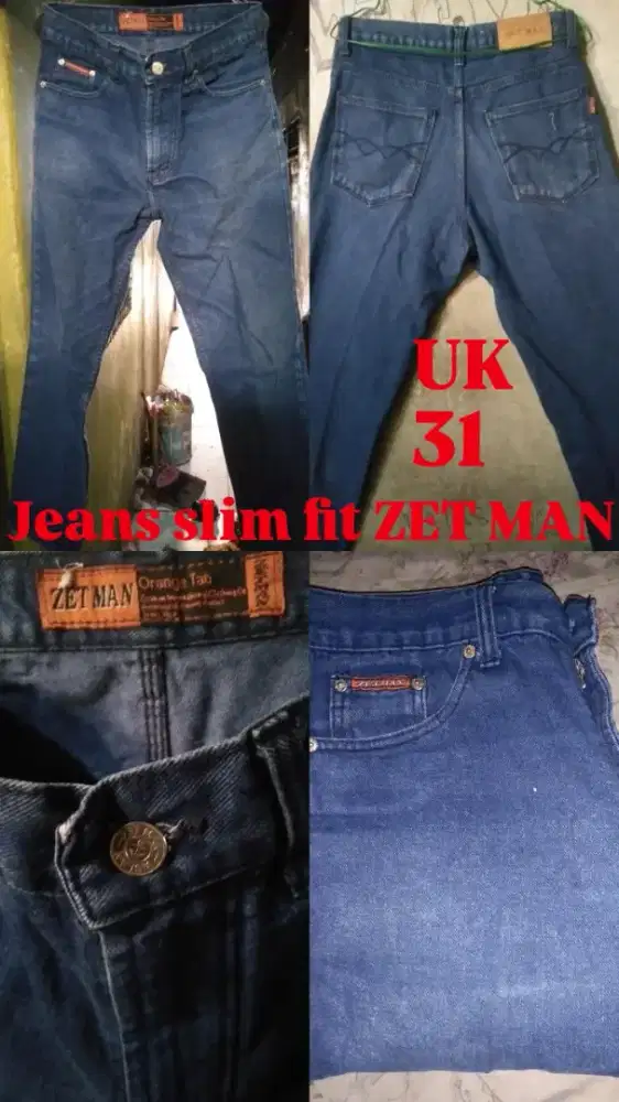 Celana dan kemeja cowo preloved bekas berkualitas
