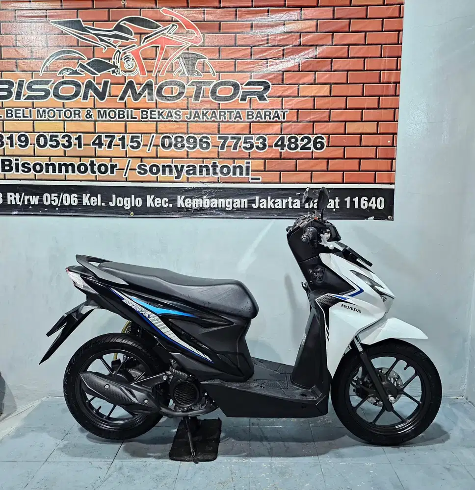 MEWAH ! HONDA NEW BEAT CBS ESP LED 110 TAHUN 2025 PUTIH HITAM