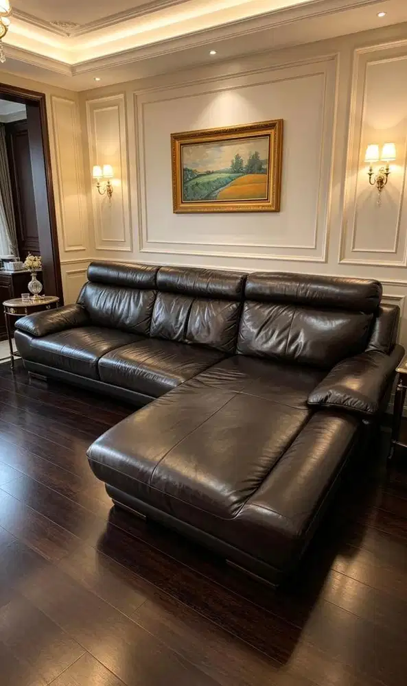 Sofa Casamia Korea leather genuine ( kulit sapi )
