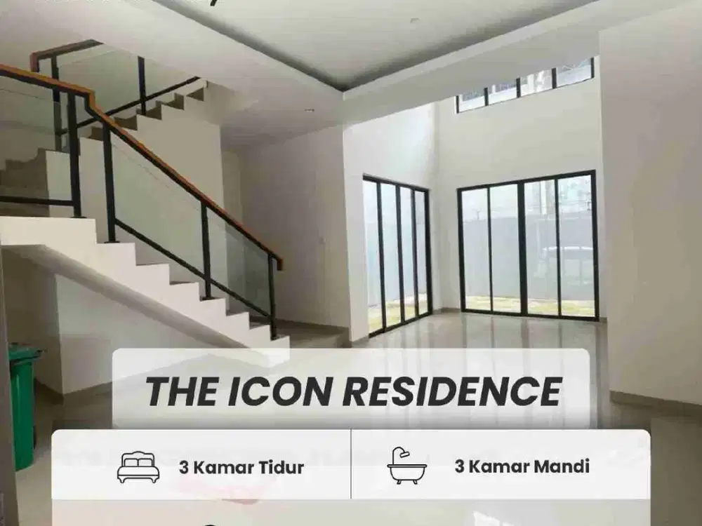 DISEWAKAN RUMAH THE ICON CENTRAL 3kt 3 km