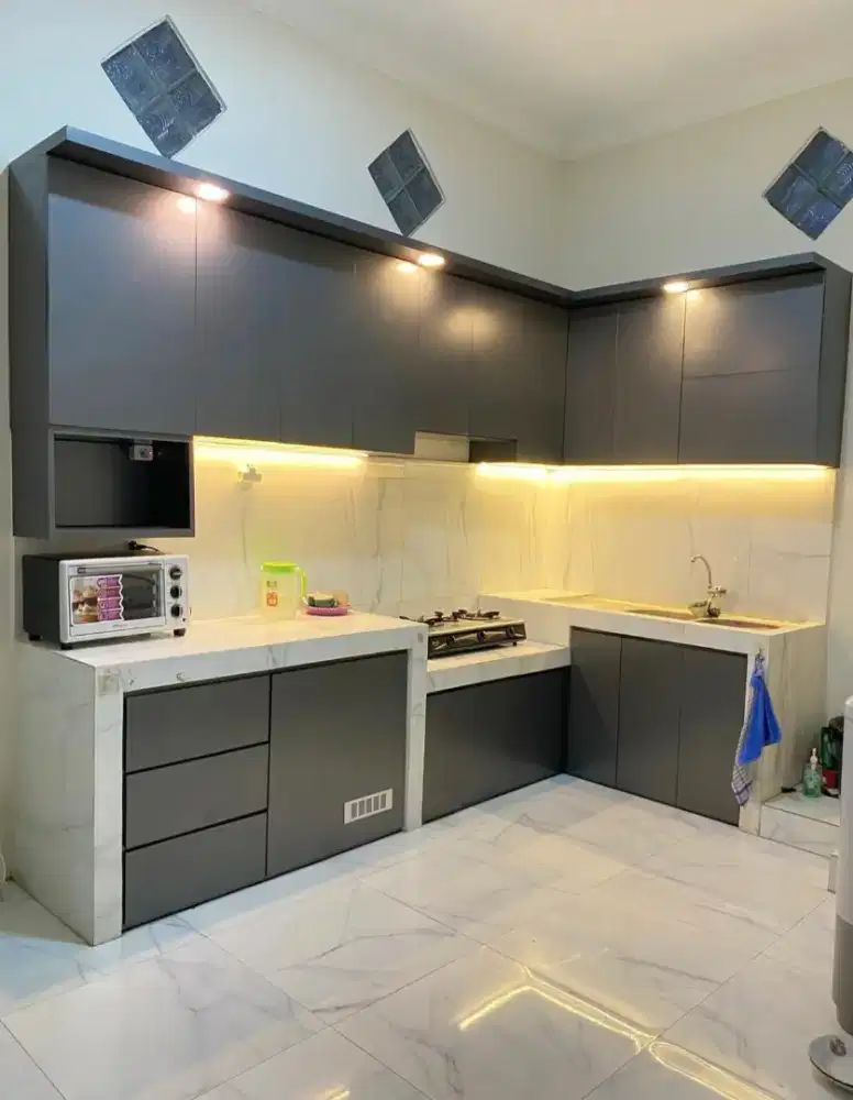 Kitchen set double layer