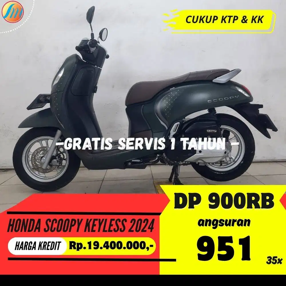 DP HANYA 900RIBU HONDA SCOOPY KEYLESS 2024 SEKEN BERGARANSI
