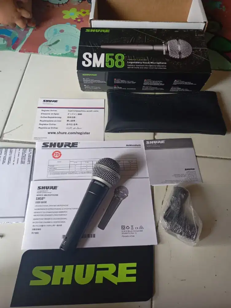 Mic Shure SM58 made in Mexico