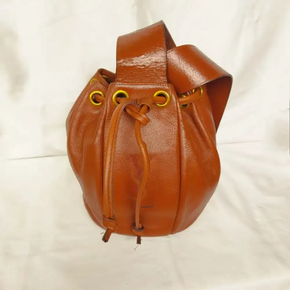 Shoulder Bag Vintage Kulit Asli Autentik YSL
