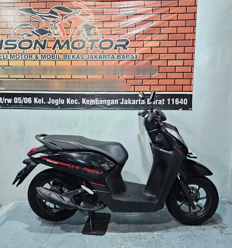MEWAH ! HONDA NEW GENIO DONAT CBS ESP LED 110 TAHUN 2024 HITAM