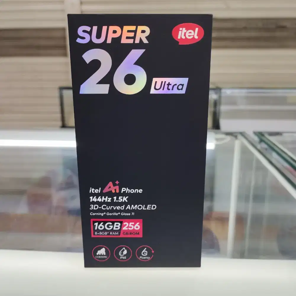 Itel S26 Ultra ram 8gb+8gb/256gb NFC baru garansi resmi layar amoled