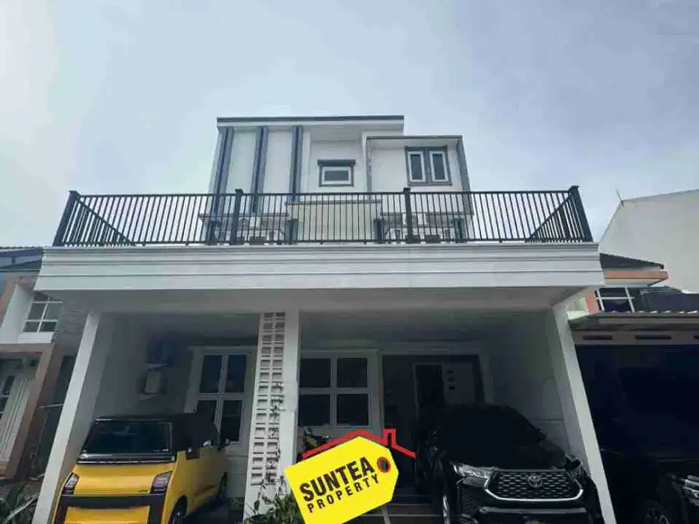 Rumah cantik dan bagus di lokasi strategis bintaro dalam cluster siap huni 3 lantai sp 1055