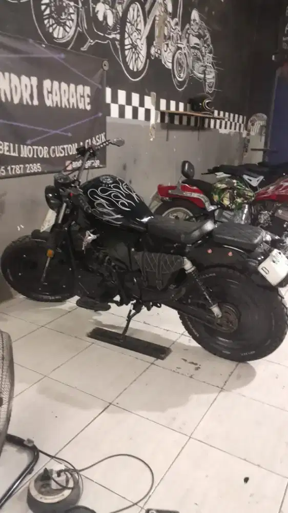 Jual Motor Custom Bobber Matic Revo 2010