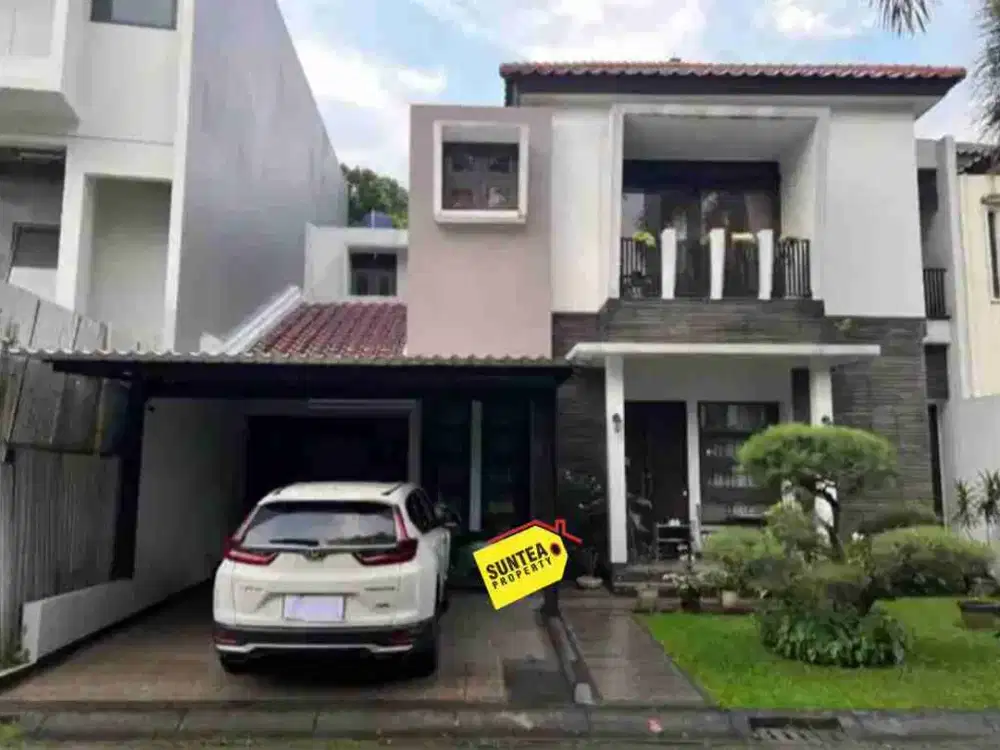 Rumah ada swimming pool dalam cluster bintaro siap huni 2 lantai sp1050