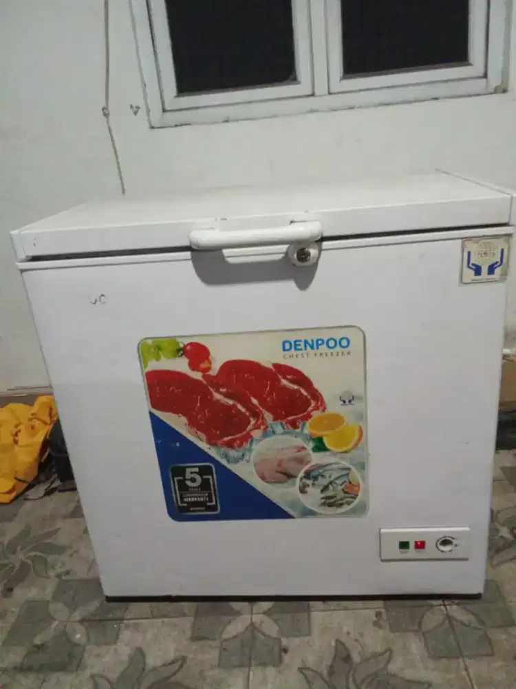 Frezer box 157 liter merk Denpoo normal