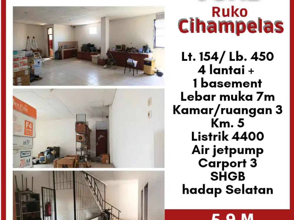 JUAL RUKO DI CIHAMPELAS