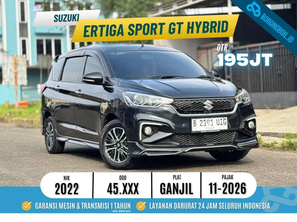 Pajak full panjang Ertiga GT Sport Hybrid AT 2022