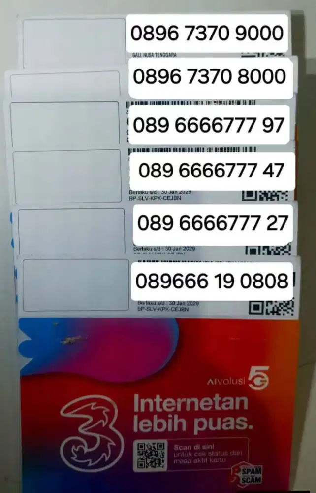 Nomer cantik tri