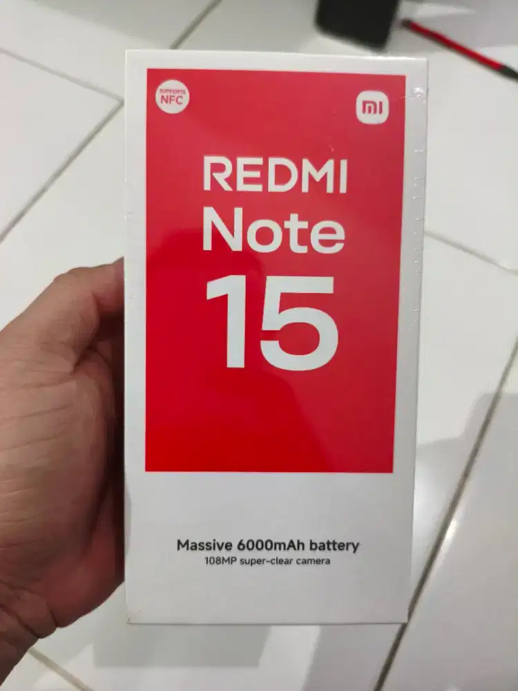Redmi Note 15 8/128GB Hitam New Segel