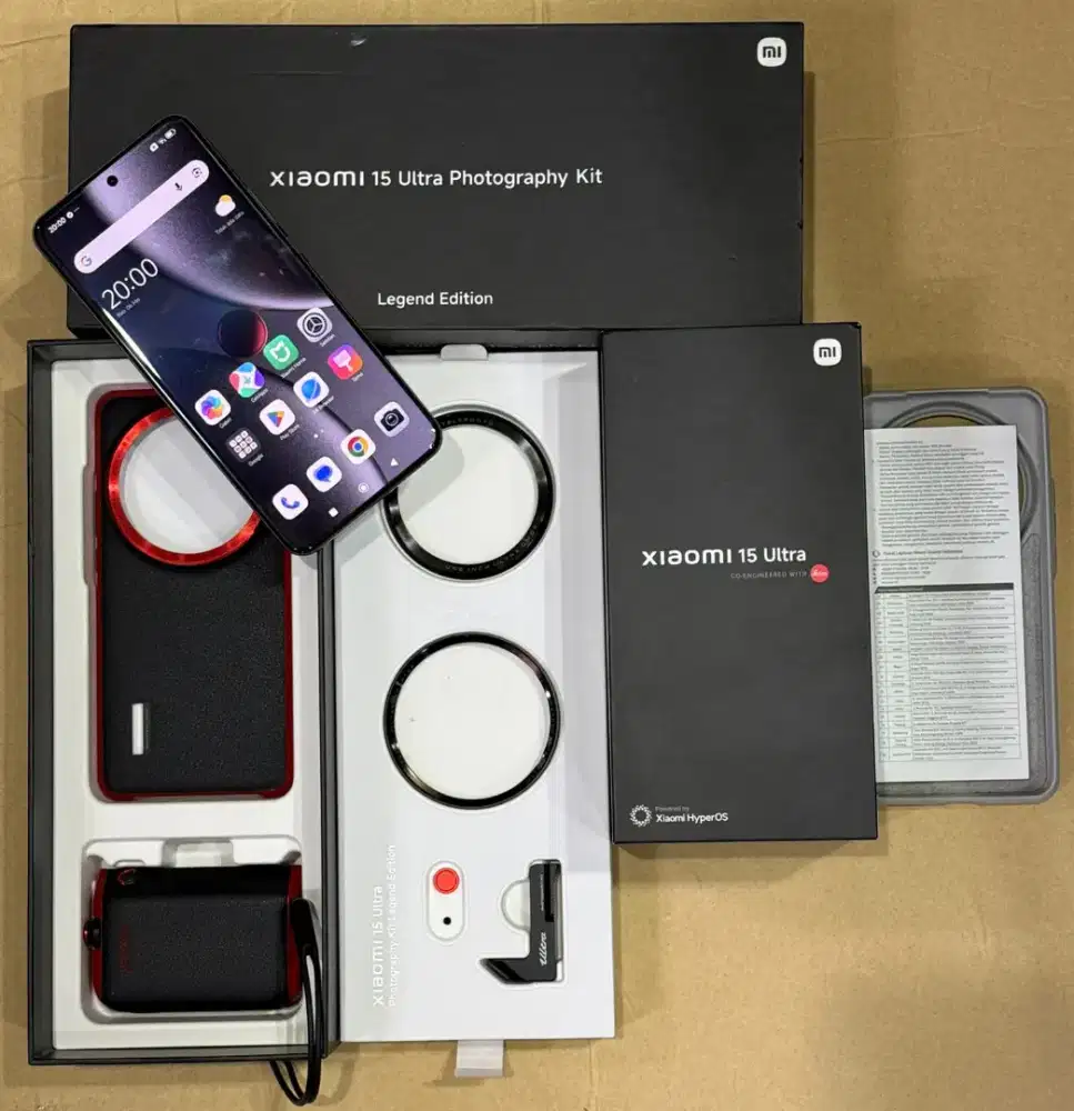 Xiaomi 15 Ultra 16/512GB Leica Fullset Photograpy Kit 5G Resmi Fullset