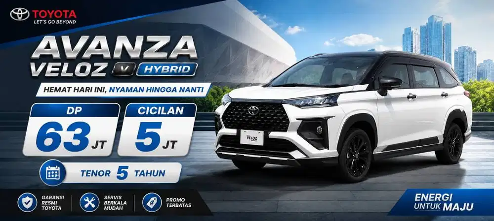 Veloz hybrid Proses Kredit Cepat Langsung Kirim Unit