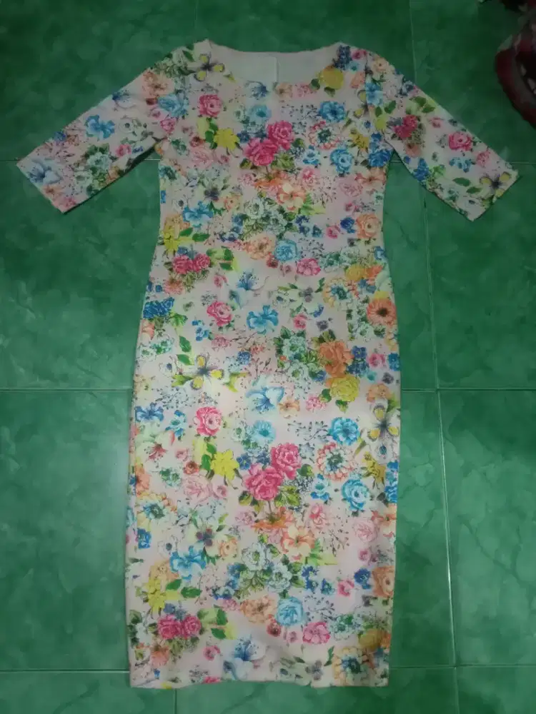 Scuba Sek Dress Second Cewek