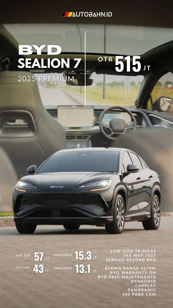 Hemat Banyak! BYD Sealion 7 Premium 2025 Black Rasa Baru!