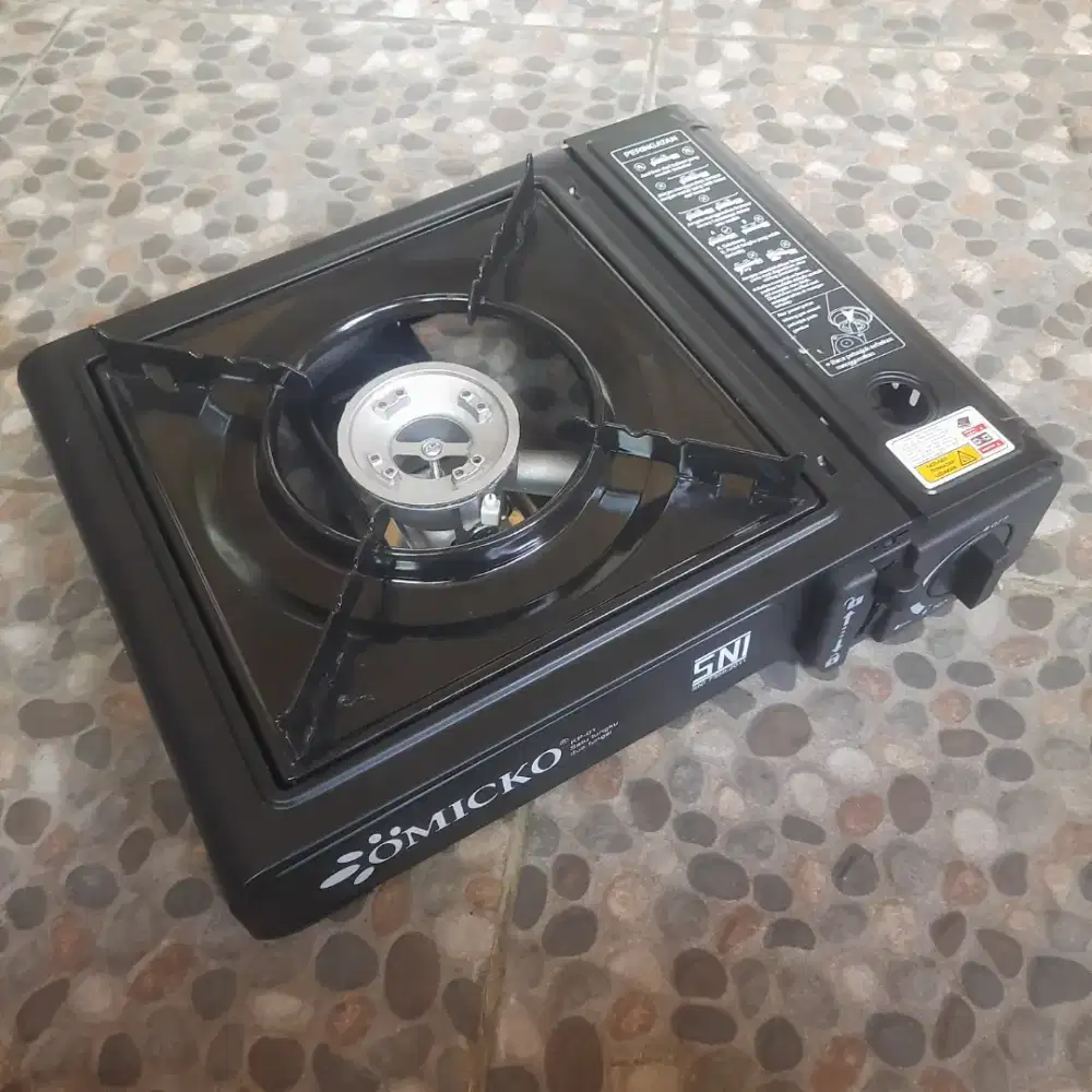 Kompor Gas Portable Kaleng Camping Fungsi 2in1