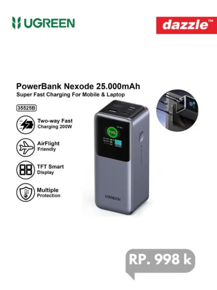 Powerbank Nexode 25.000 mAh 200W UGREEN