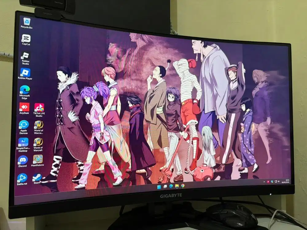Dijual 1 Set Komputer, CPU, dan layar monitor spek ajib