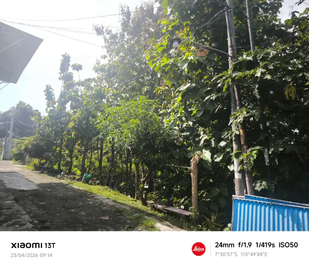 Dijual BU Tanah Istimewa Persis di Pintu Masuk Perum D'Green Nosari