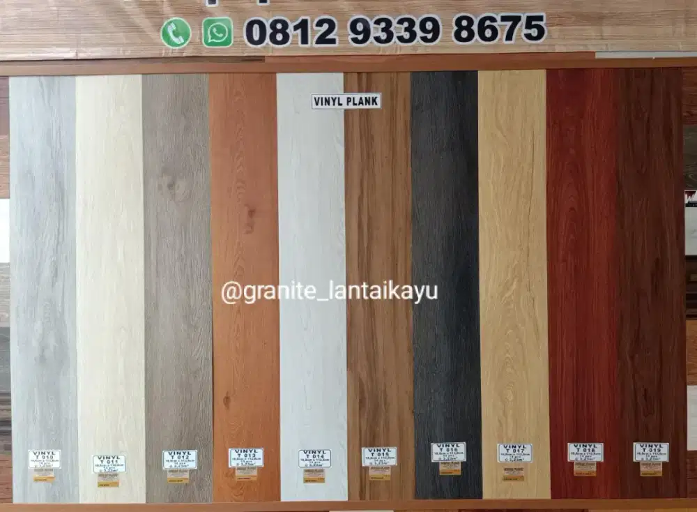 Vinyl plank tebal 3mm PROMO TERPASANG