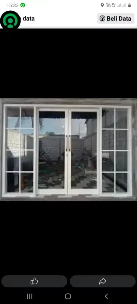 Pintu jendela almunium