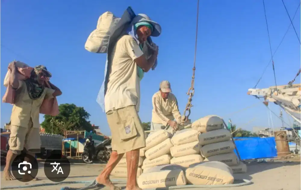 Bongkar muat barang atau tenaga lpj atau admistrasi