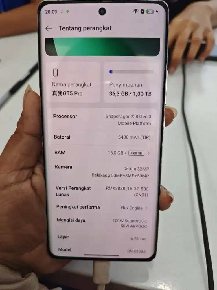 Realme GT 5 pro 16/1TB barang langka beacukai