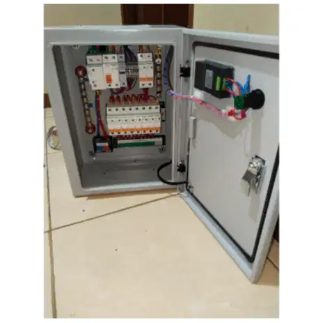 Panel Listrik + Instalasi Listrik (kontaktor, MCB, Cabling system)