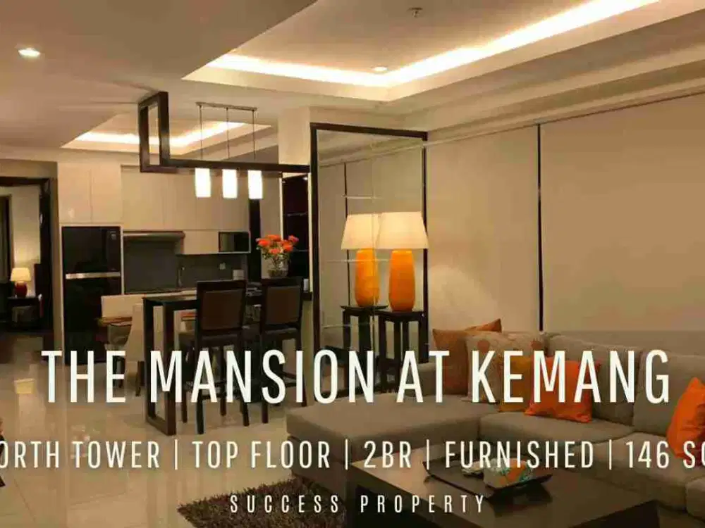For Sell! Luxury Top Floor Apartment at The Mansion at Kemang – Stunning City Views