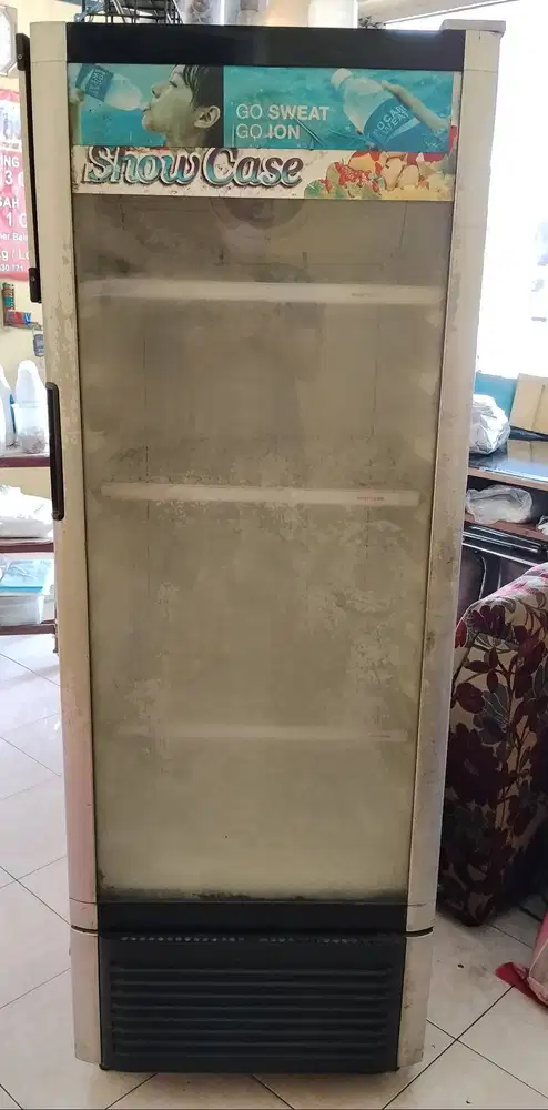 FREEZER KULKAS JUAL MURAH 3 RAK POLYTRON BUTUH UANG