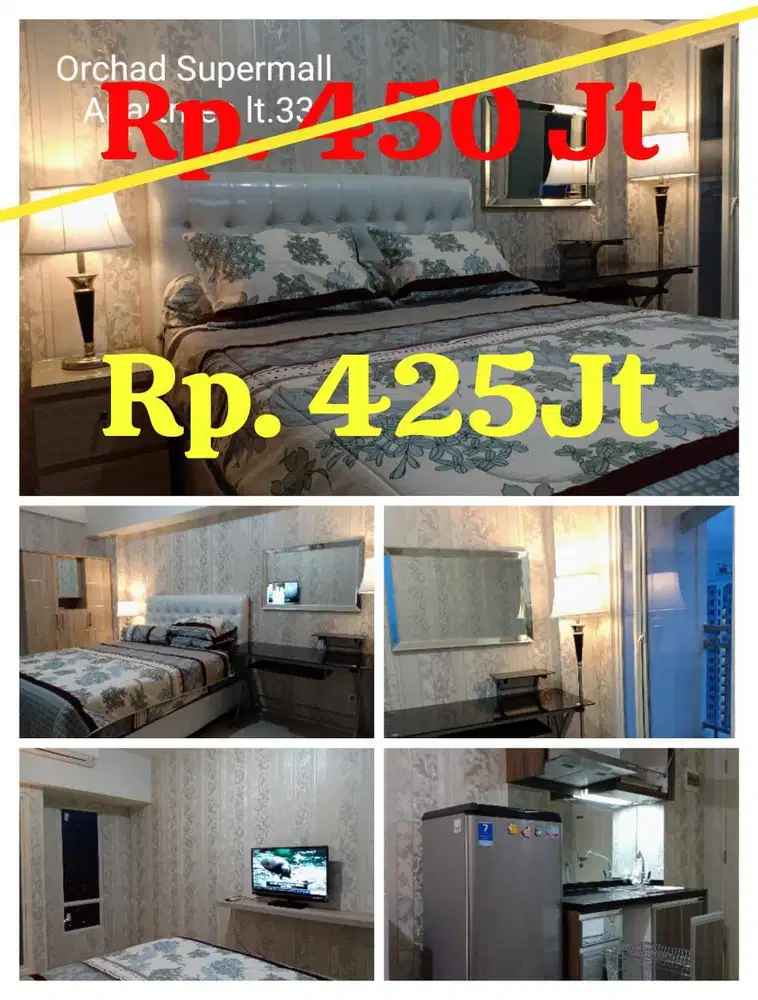 DIJUAL APARTEMEN ORCHAD MANSION CONNECT PAKUWON MALL MURAH