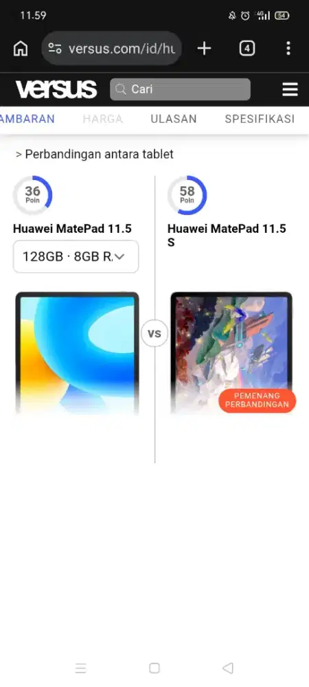 HUAWEI MATEPAD 11.5 S 8/256