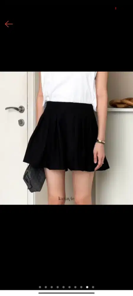 Skort High Waist Rok Padel/Daily Wear - Kanavie (100K Only) Nego Tipis
